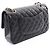 Borsa Chanel Matelassé Double Flap Nero - vista 2