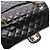 Borsa a tracolla Chanel Matelassé Double Flap Nero - vista 10