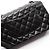 Borsa a tracolla Chanel Matelassé Double Flap Nero - vista 9