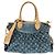 Borsa Louis Vuitton Monogram Denim Neo Cabby MM Blu