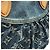 Borsa Louis Vuitton Monogram Denim Neo Cabby MM Blu - vista 3