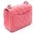 Borsa a Spalla Chanel Mini Matelassé Rosa - vista 2