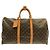 Borsa Boston Louis Vuitton Monogram Keepall 50cm Marrone