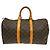 Borsa Keepall Louis Vuitton Monogram Canvas 45 Marrone