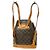 Louis Vuitton Montsouris Backpack Monogram Canvas MM Brown - view 2