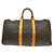 Borsa Keepall Louis Vuitton in tela Monogram 45 Marrone