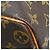 Borsa Keepall Louis Vuitton in tela Monogram 45 Marrone - vista 7