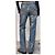 Vaqueros denim azul Roberto Cavalli efecto salpicaduras doradas Dorado - vista 5