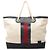 Borsa Tote Gucci Sherry Line Crudo Blu navy