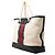 Borsa Tote Gucci Sherry Line Crudo Blu navy - vista 2