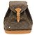Zaino Louis Vuitton Monogram Montsouris MM Marrone