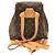 Zaino Louis Vuitton Monogram Montsouris MM Marrone - vista 2