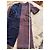 Vestido Chanel de tweed geométrico Gris Burdeos Azul oscuro - vista 5