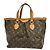 Borsa Louis Vuitton Palermo Monogram Canvas PM Marrone - vista 2