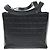 Chanel Chocolate Bar CC Tote aus gestepptem Leder Small Schwarz - Ansicht 2