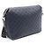 Borsa Louis Vuitton Discovery Messenger PM Nero Blu navy - vista 2