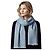 Sciarpa Gucci Monogramma GG Azzurro Blu Blu chiaro - vista 3