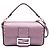 Fendi Baguette Tasche aus rosa Metallic-Leder Pink Metallisch