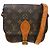 Borsa Louis Vuitton Cartouchiere Monogram Canvas PM Marrone