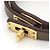 Hermès Bracciale Hermes Mini Kelly Double Tour Taupe - vista 3