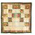 Hermès Sciarpa in seta Hermes - Carre 42 TORANA Beige Verde Cachi
