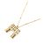 Collana in metallo dorato Louis Vuitton D'oro