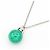 Collana Balenciaga Verde Argento