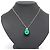 Collana Balenciaga Verde Argento - vista 7