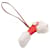 Charm Buddy Hermès Capucines Marrom Branco Vermelho  - vista 2