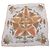 Hermès Sciarpa Hermes Petit Carré 45 Muslin Pythagore Bianco Multicolore Arancione