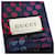 Cravatta in seta Gucci Multicolore Blu navy - vista 4