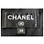 Chanel Top sin mangas de tweed de pata de gallo Fall 2017 Negro Plata - vista 7