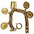 Bracciale a catena Chanel 31 Rue Cambon con medaglioni D'oro