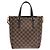 Borsa Louis Vuitton Damier Belmont BB Nero Damier ebene - vista 2