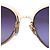 Gafas de Sol Cartier Metal Pearl Cat Eye Black Silver - vista 7