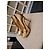 Autre Marque San Marina Goldene Leder-Pumps - Ansicht 3