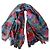 Fendi Schal mit Blumenprint Pink Rot Blau Grün - Ansicht 3