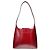 Borsa a tracolla Salvatore Ferragamo Gancini in pelle vernice Marrone Rosso - vista 5