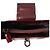 Borsa a tracolla Salvatore Ferragamo Gancini in pelle vernice Marrone Rosso - vista 7