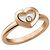 Chopard Anello Happy Diamonds Icons in Oro Rosa D'oro
