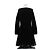 Red Valentino Robe noire fleurs ajourées sur le bas Black - view 2