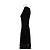 Red Valentino Robe noire fleurs ajourées sur le bas Black - view 4