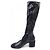 Timeless CHANEL STIVALETTI ALTI in tessuto lucido stropicciato e grosgrain - vista 2