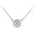 Autre Marque Collana Star Jewelry in Pt950 con Diamanti Argento