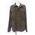 Autre Marque SILENCE Lederjacke aus Ziegenleder Grün Khaki