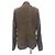 Autre Marque SILENCE Lederjacke aus Ziegenleder Grün Khaki - Ansicht 2