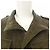 Autre Marque SILENCE Lederjacke aus Ziegenleder Grün Khaki - Ansicht 5