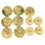 Timeless Bottone Chanel COCO D'oro  - vista 2