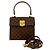 Céline Borsa 2way in pelle Macadam e PVC Celine Marrone - vista 2