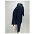 Autre Marque Chemisier en satin bleu marine ATTIRE Taille 36 - vue 3